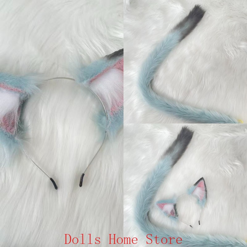Synthetic Wigs - Anime Yani Neko Yani Satō Gray