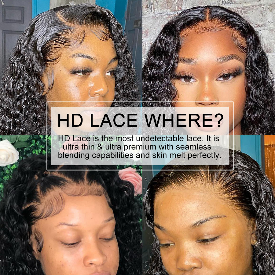 250% 13X4 HD Transparent Lace  - огляд і ціна Human Hair Wigs