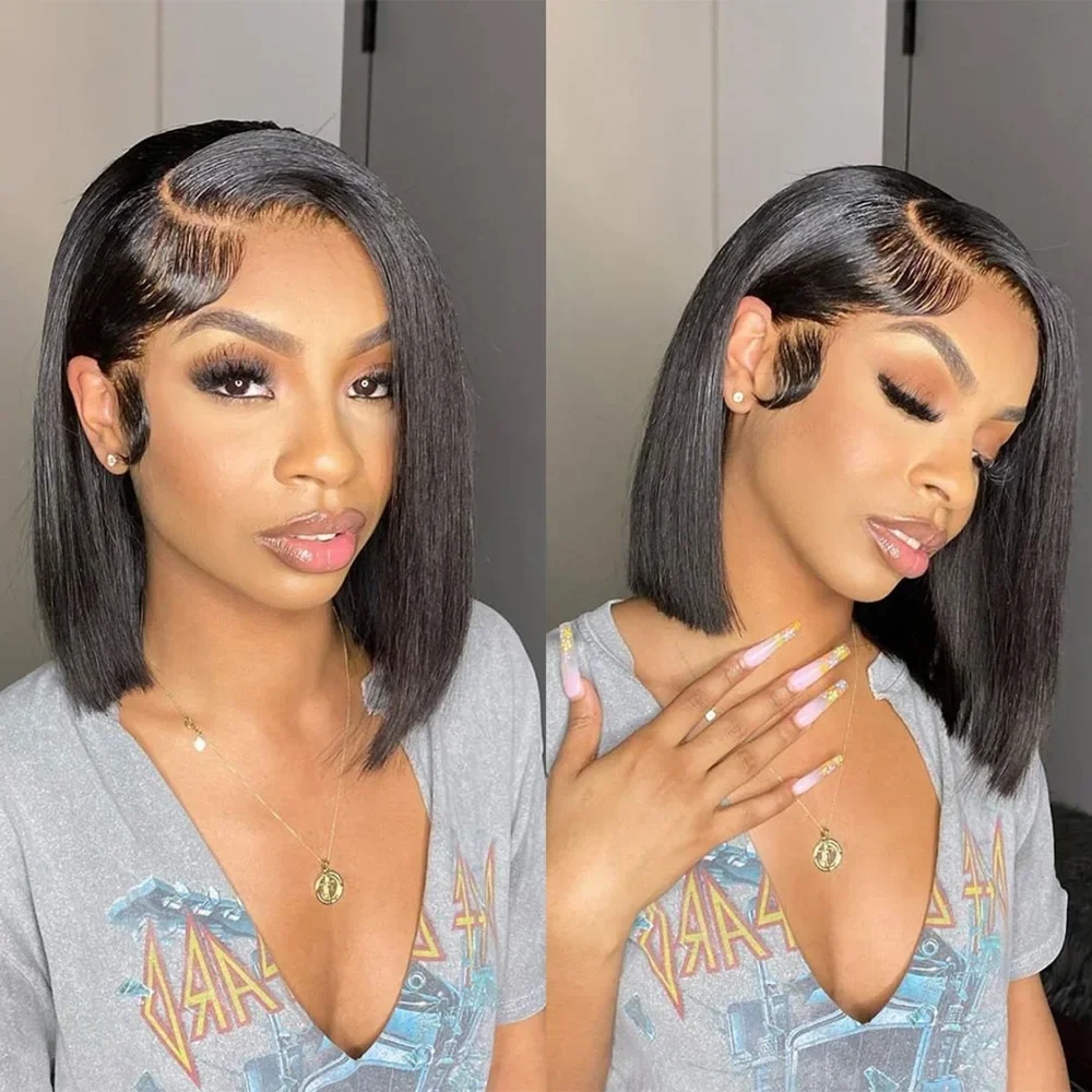 2026 NEW Bob Wig Frontal Lace  - огляд і ціна Glueless Wear And Go Human Hair Wig