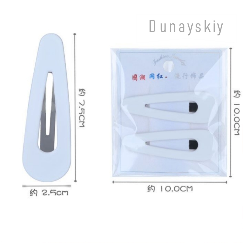 White Large BB Hair Clips Cosp - огляд і ціна Hair Clips