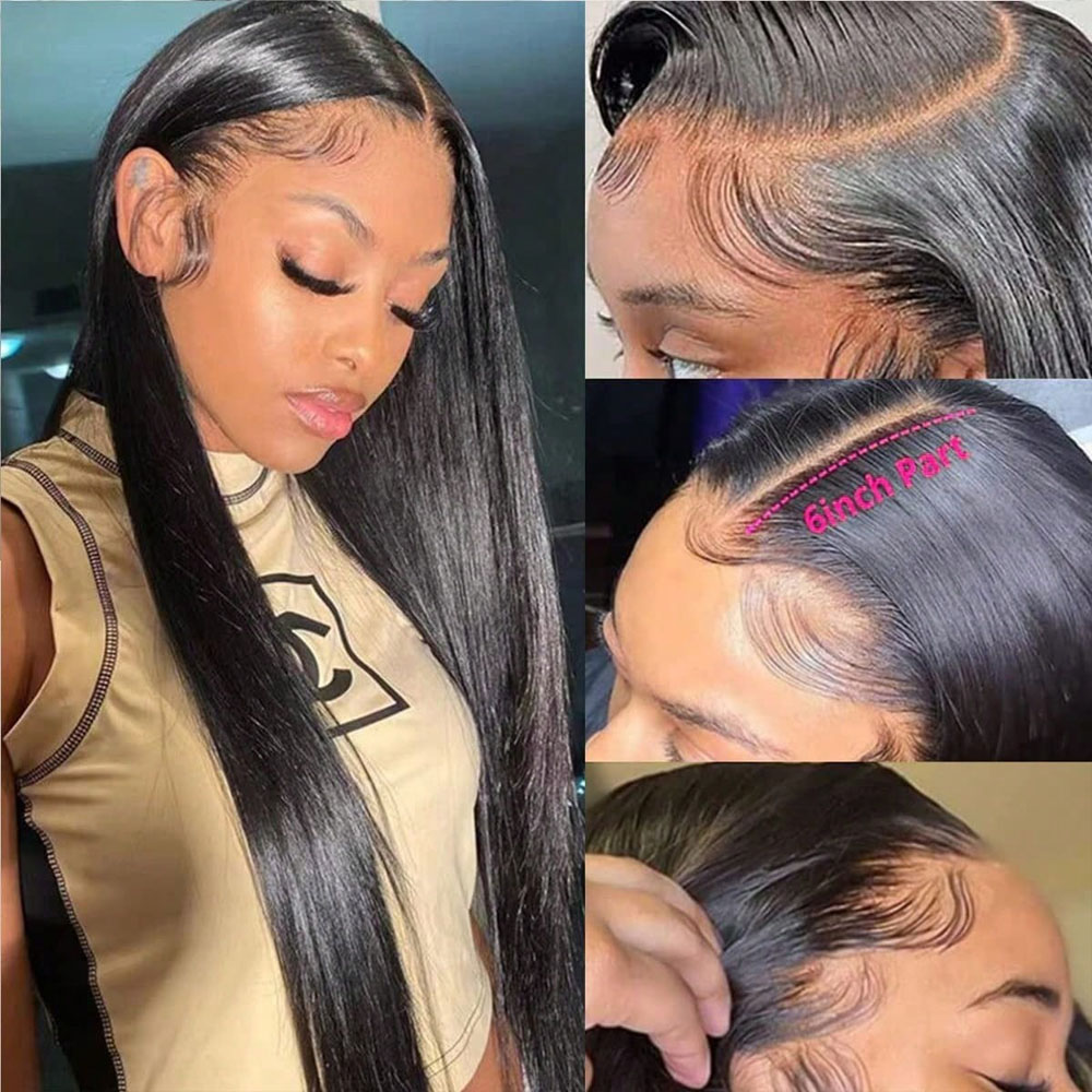 34 Inch Bone Straight Lace Fro - огляд і ціна Hd Lace Frontal Wig Human Hair Pre Plucked