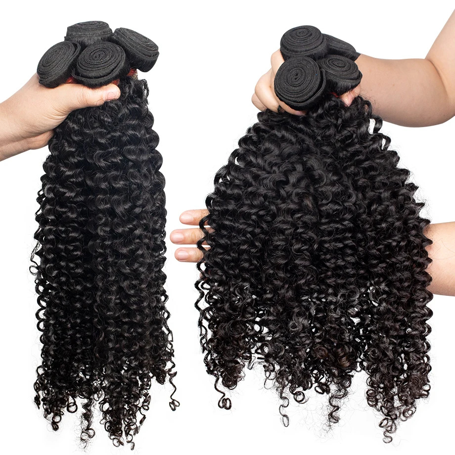 Brazilian Virgin Human Hair De - огляд і ціна Deep Wave 3 Bundles With Closure