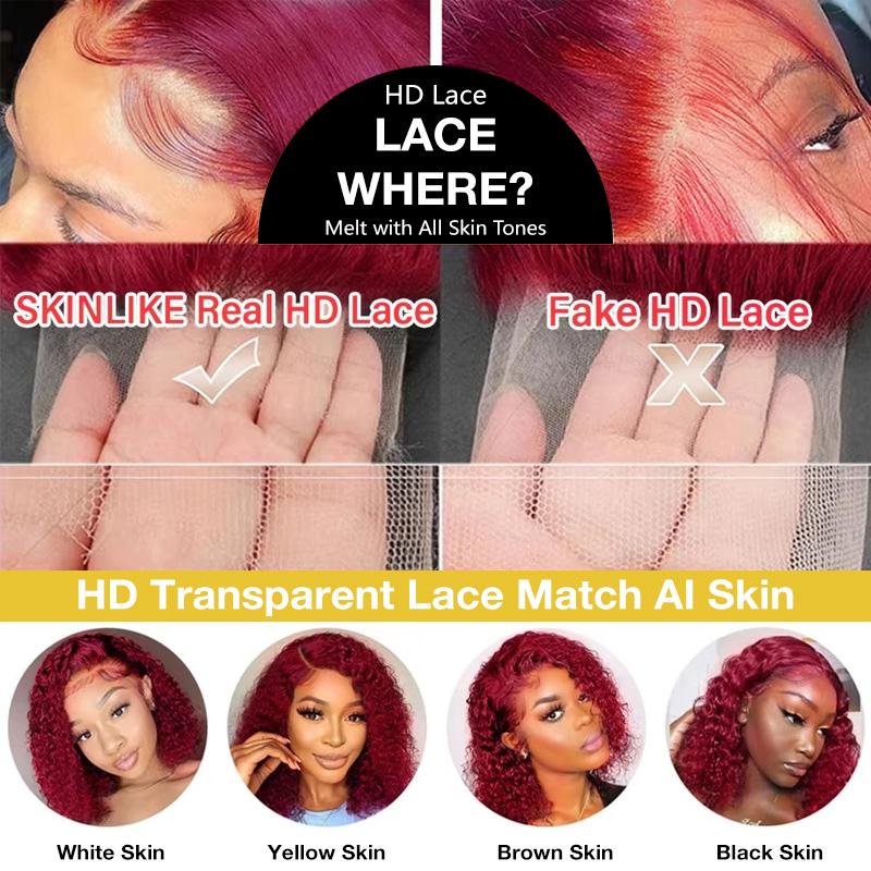 99j Deep Wave Lace Front Hair  - огляд і ціна Lace Front Wigs