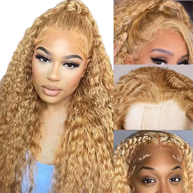 Honey Blonde Deep Wave Wigs Hu - огляд і ціна Human Hair Wigs