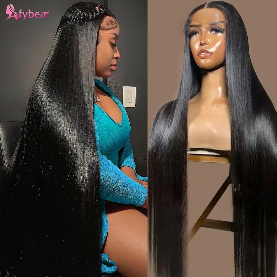 40 Inch Straight Human Hair Wi - огляд і ціна Lace Front Wigs