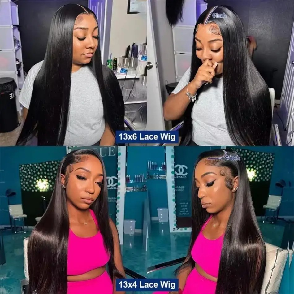 40 Inch Straight Human Hair Wi - огляд і ціна Lace Front Wigs