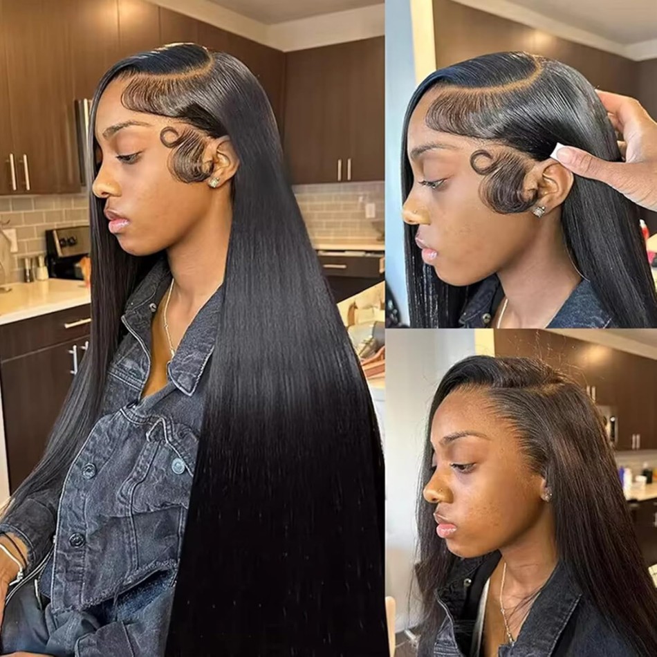 40 Inch Straight Human Hair Wi - огляд і ціна Lace Front Wigs